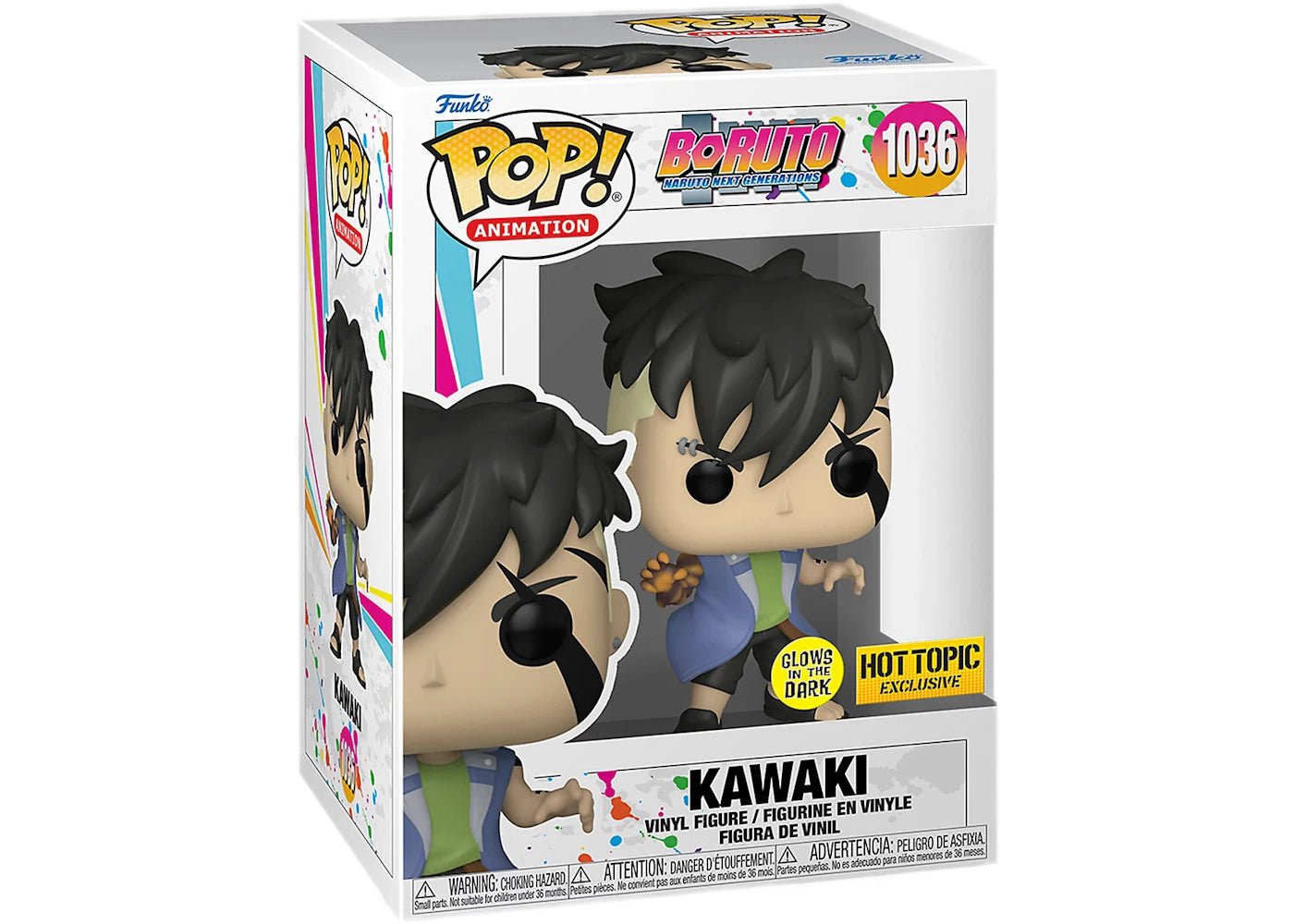 Funko Pop Animation Boruto Kawaki GITD Hot Topic 1036 - NERD BLVD