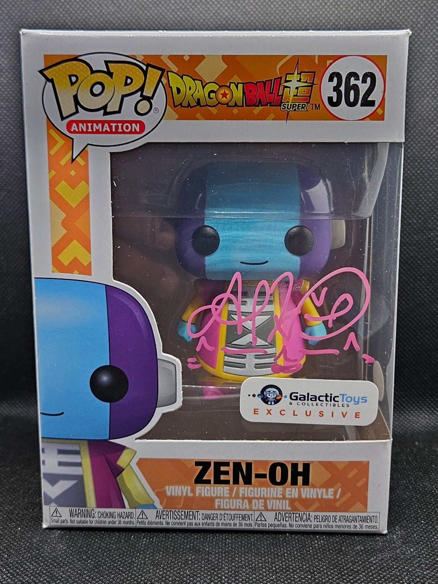 Funko Pop Anime Zen - Oh 362 Galacti Toys Exclusive Signed By Sarah Wiedenheft With JSA - NERD BLVD