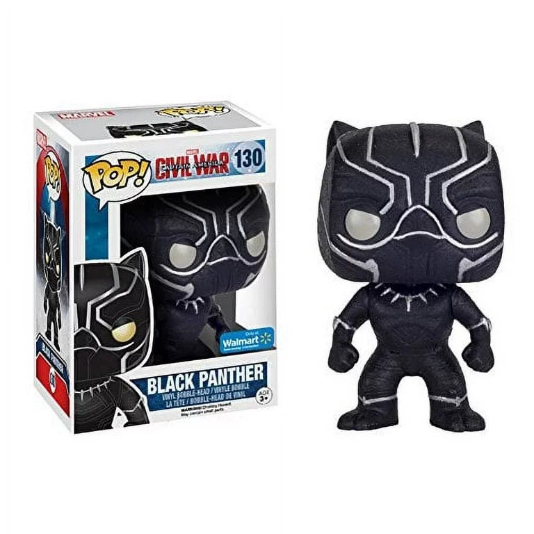 Funko POP Captain America Civil War Black Panther Walmart Exclusive 130 - NERD BLVD