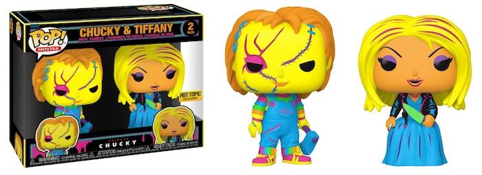 Funko POP Chucky & Tiffany 2 Pack Hot Topic Exclusive - NERD BLVD