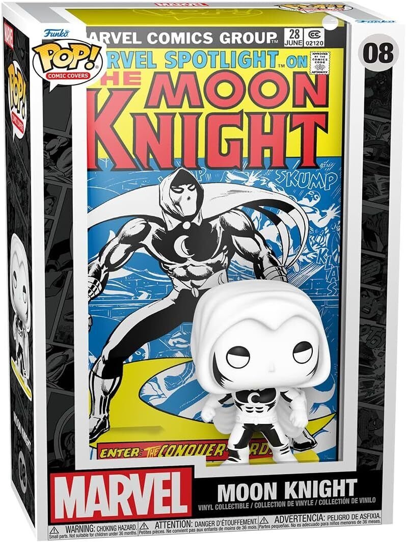 Funko POP Comic Cover Moon Knight Marvel 08 - NERD BLVD