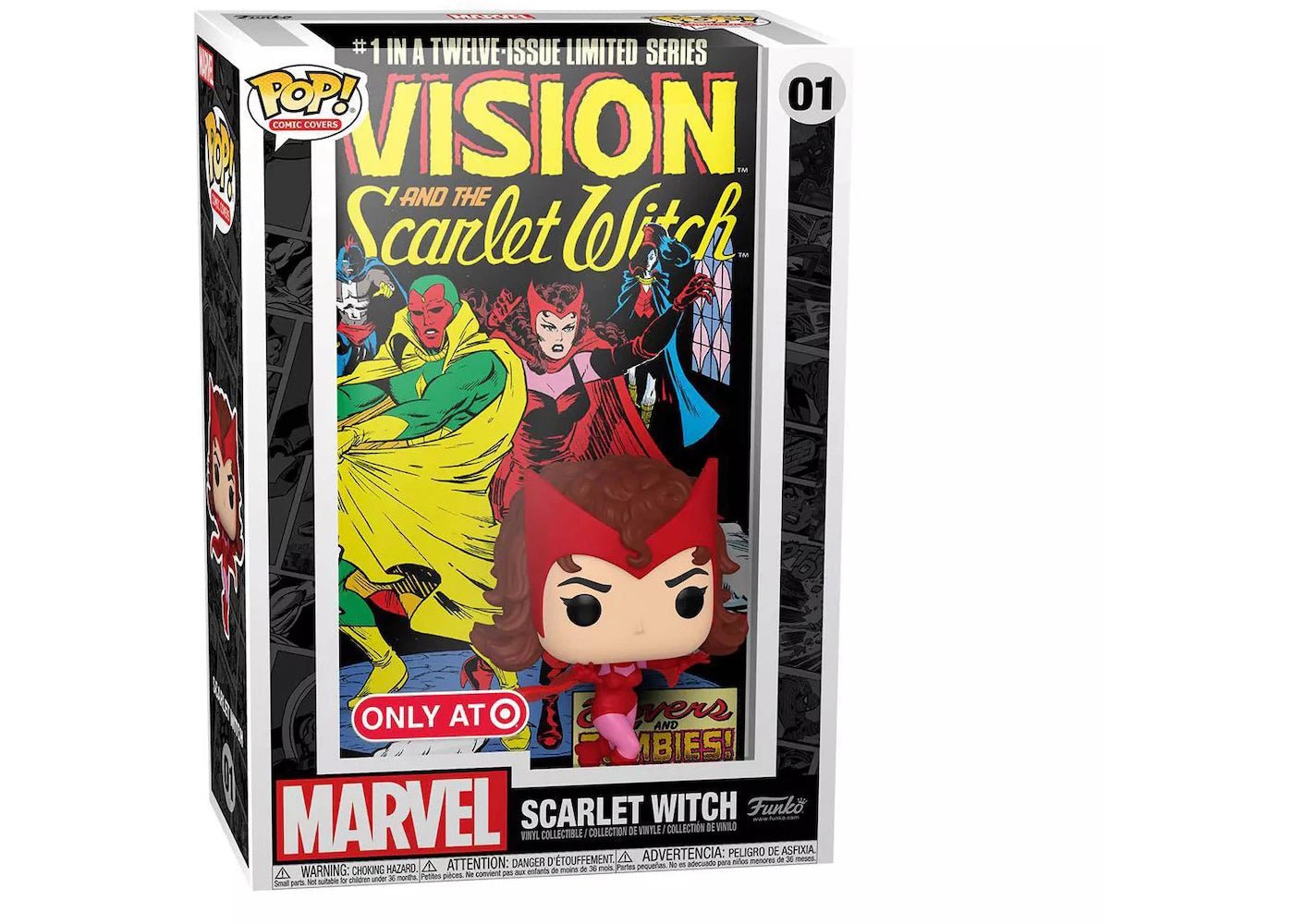 Funko POP Comic Covers Marvel Scarlet Witch 01 - NERD BLVD