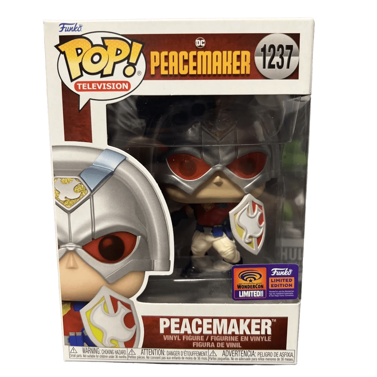 Funko Pop DC Peacemaker Comic Con Sticker 1237 - NERD BLVD