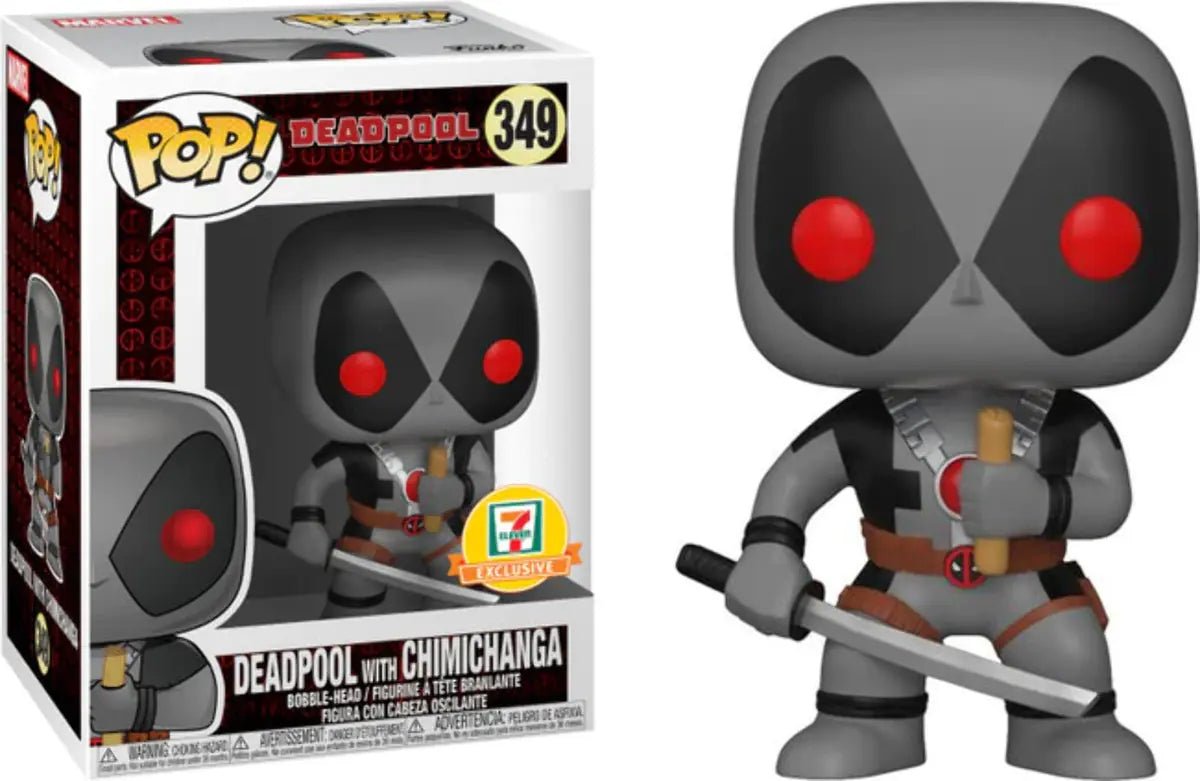Funko POP Deadpool With Chimichanga 7 Eleven Exclusive 349 - NERD BLVD