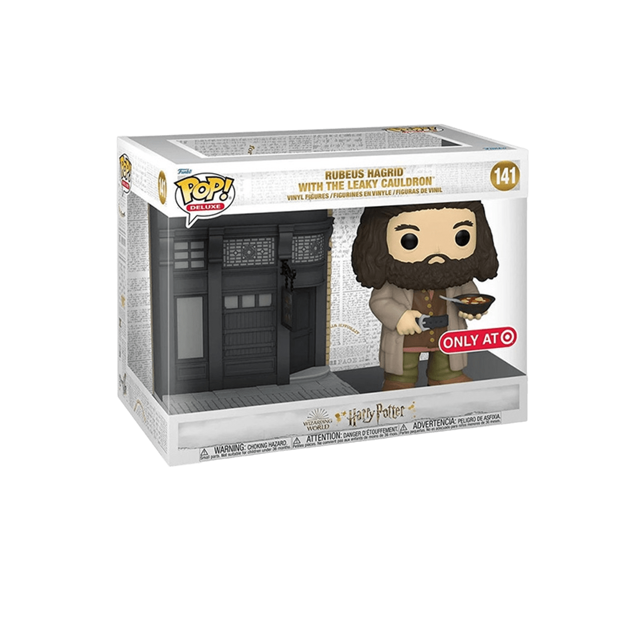 Funko POP Deluxe Harry Potter Rubeus Hagrid With Leaky Cauldron 141 - NERD BLVD