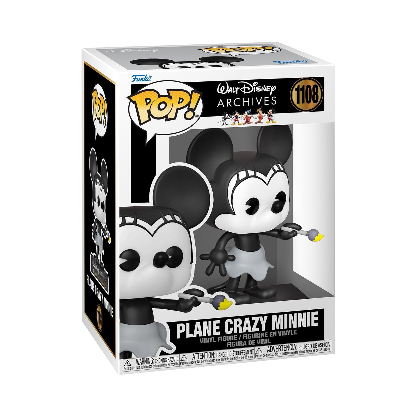Funko POP Disney Archives Plane Crazy Minnie 1108 - NERD BLVD