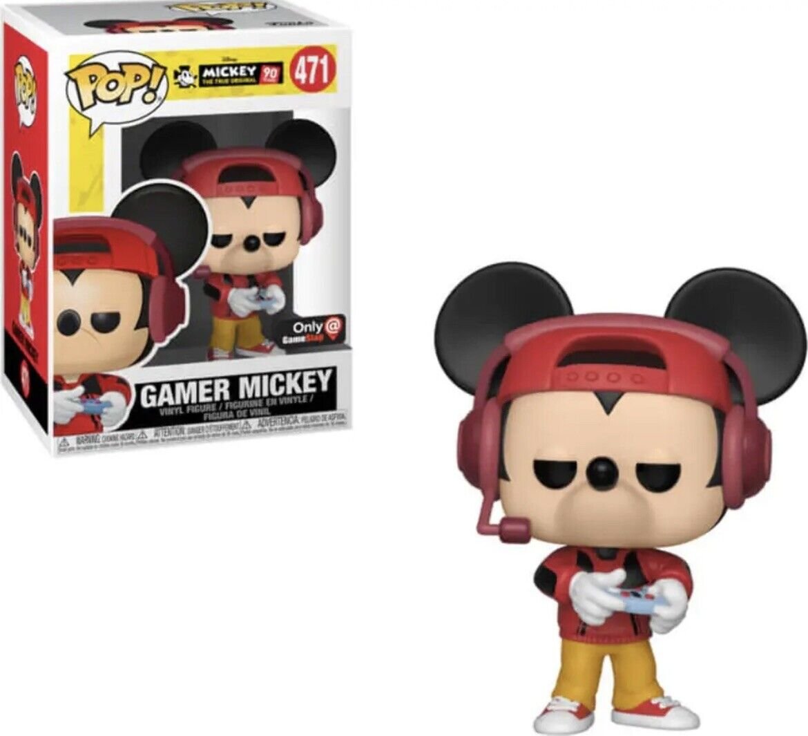 Funko POP Disney Gamer Mickey Gamestop Exclusive 471 - NERD BLVD