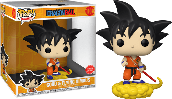 Funko POP Dragon Ball Z Goku & Flying Nimbus Gametop Exclusive 10in 1109 - NERD BLVD
