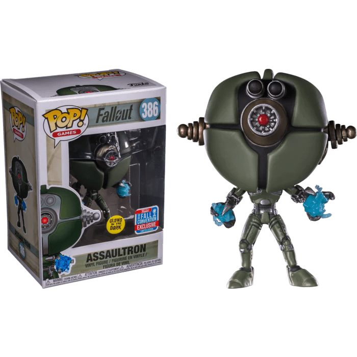 Funko POP Fallout Assaultron GITD 386 - NERD BLVD