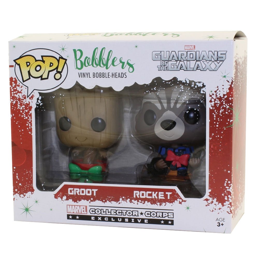 Funko POP Groot & Rocket Bobble Heads - NERD BLVD