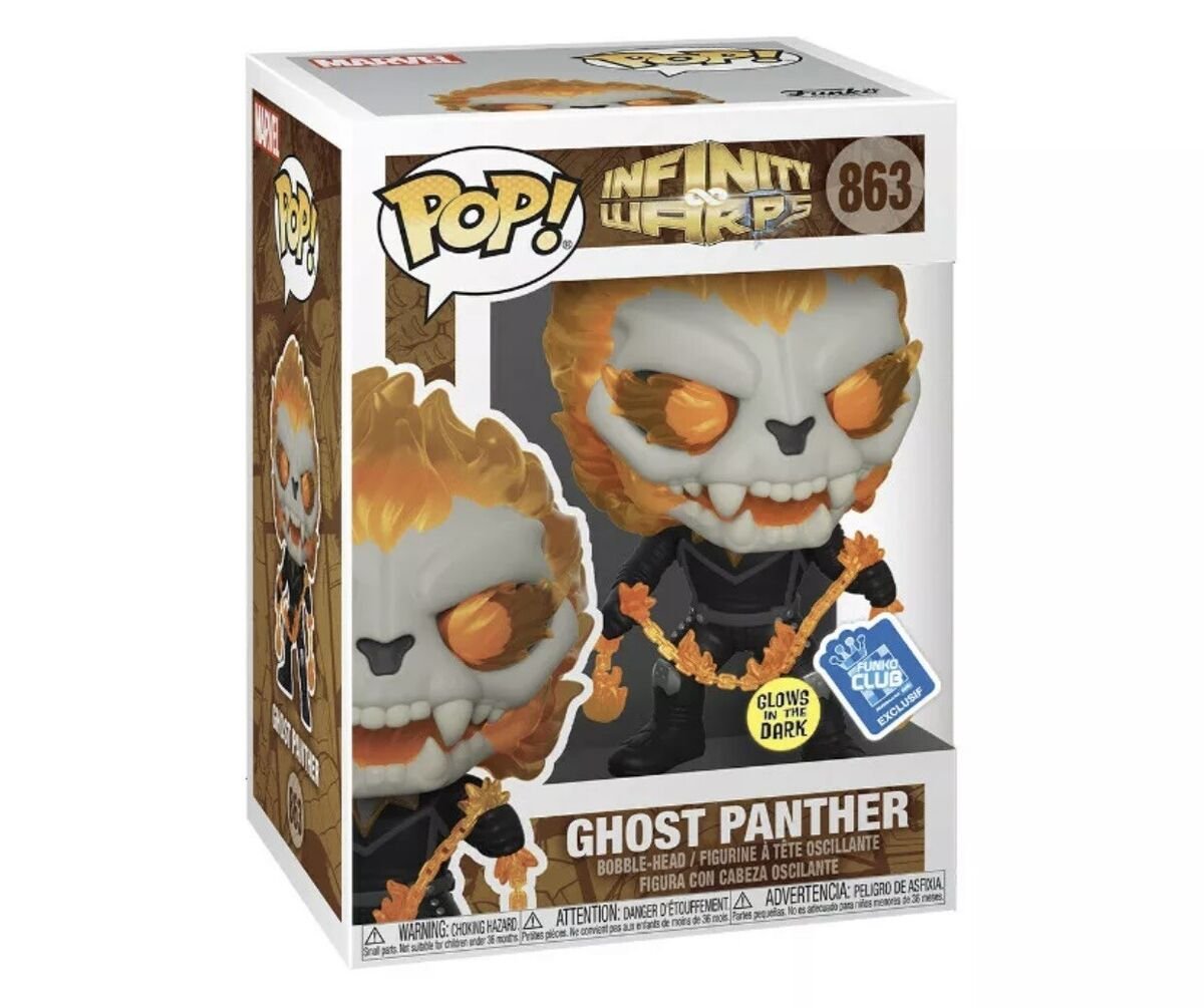 Funko POP Infinity Warps Ghost Panther GITD 863 - NERD BLVD