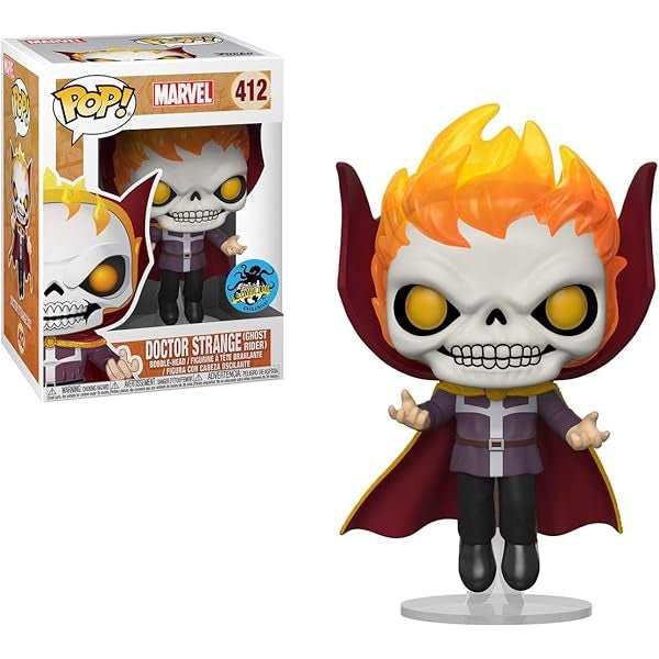 Funko POP Marvel Doctor Strange Ghost Rider LA Comic Con 412 - NERD BLVD