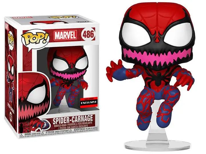 Funko POP Marvel Spider Carnage AAA Exclusive 486 - NERD BLVD