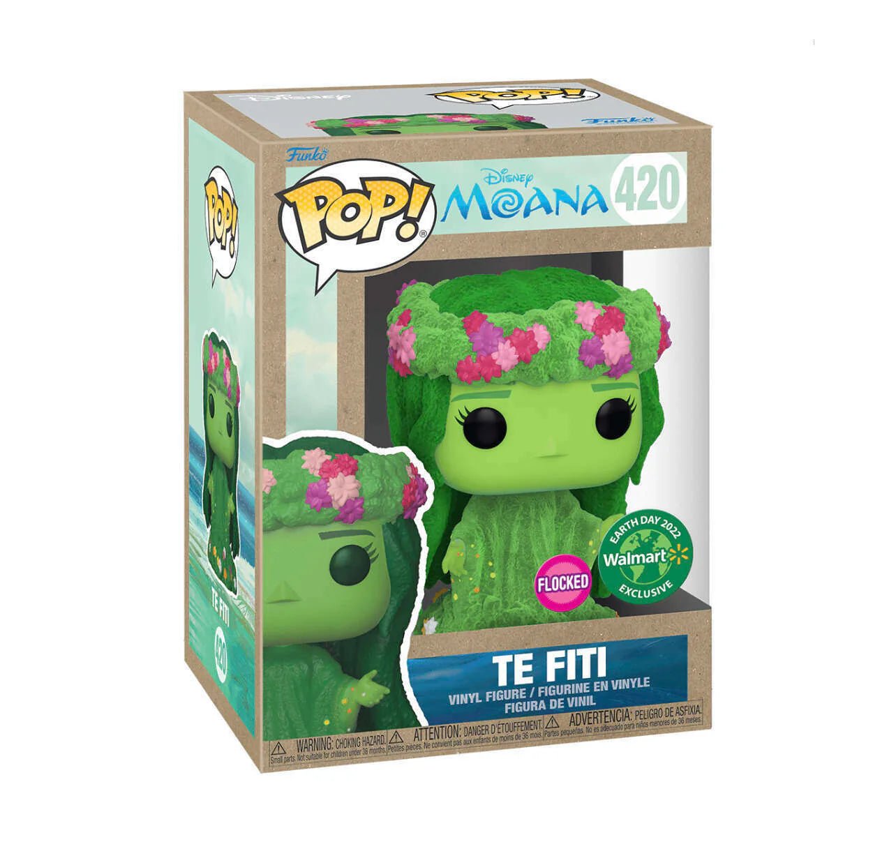 Funko POP Moana Te Fiti Flocked Walmart Exclusive 420 - NERD BLVD