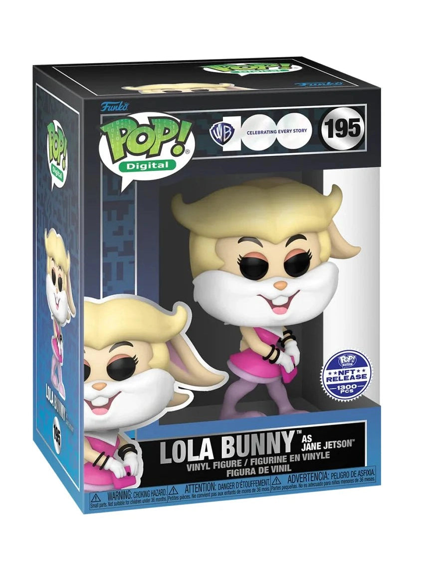 Funko POP NFT Lola Bunny as Jane Jetson 195 - 1300pcs – NERD BLVD Funko POP NFT Lola Bunny as Jane Jetson 195 - 1300pcs – NERD BLVD