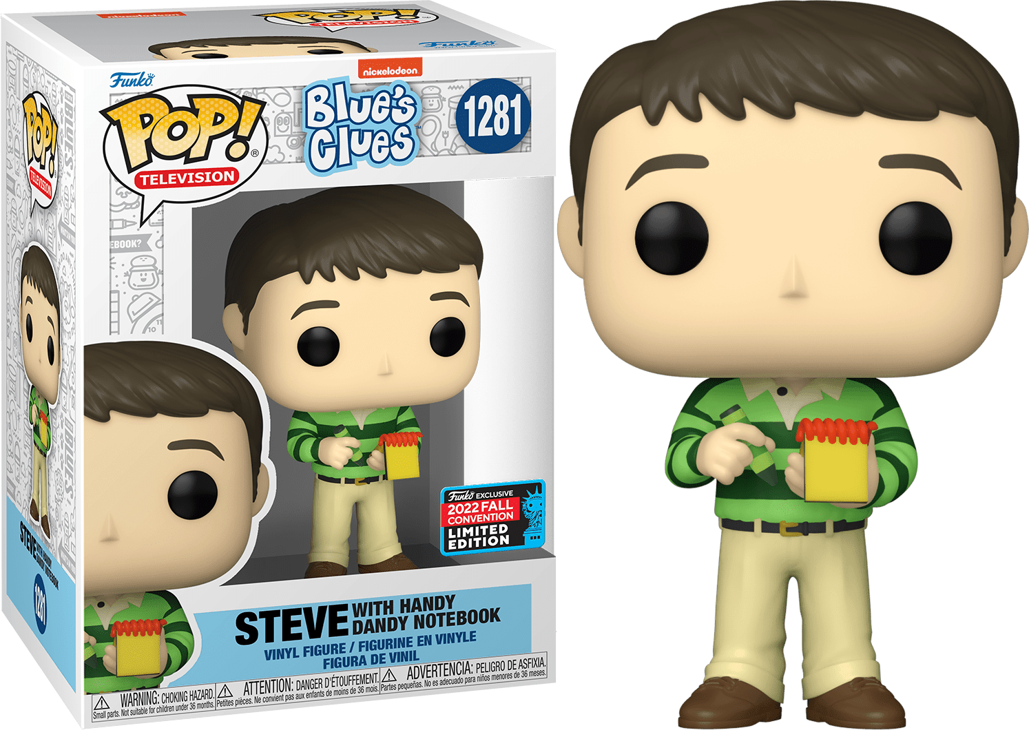 Funko Pop! Blue's Clues - Steve with Handy Dandy Notebook Exclusive #1281