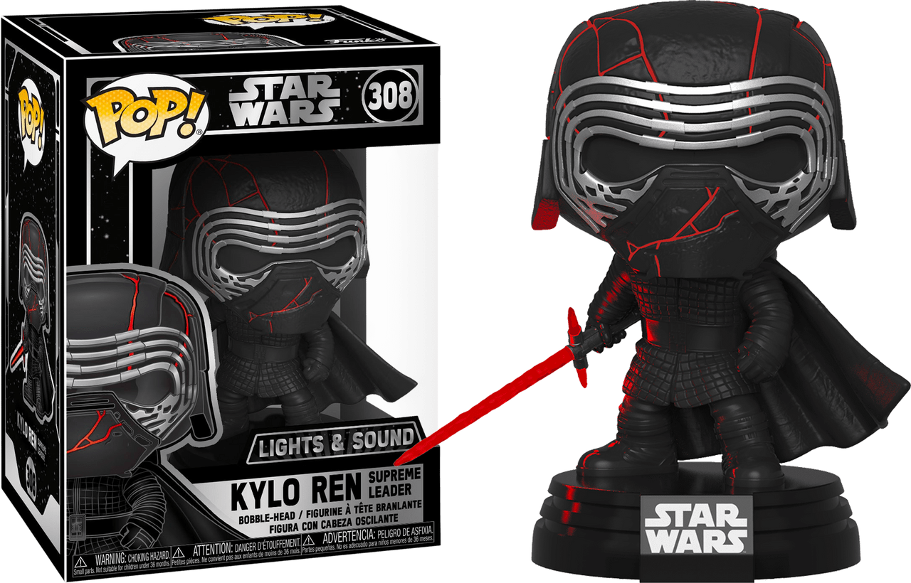 Funko POP Star Wars Kylo Ren 308 Light and Sound - NERD BLVD
