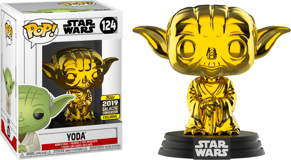 Funko POP Star Wars Yoda 124 Galactic Convention Exclusive - NERD BLVD
