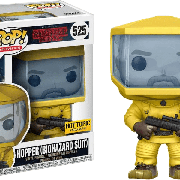 Funko POP Stranger Things Hopper Biohazard Suit Hot Topic 525 - NERD BLVD