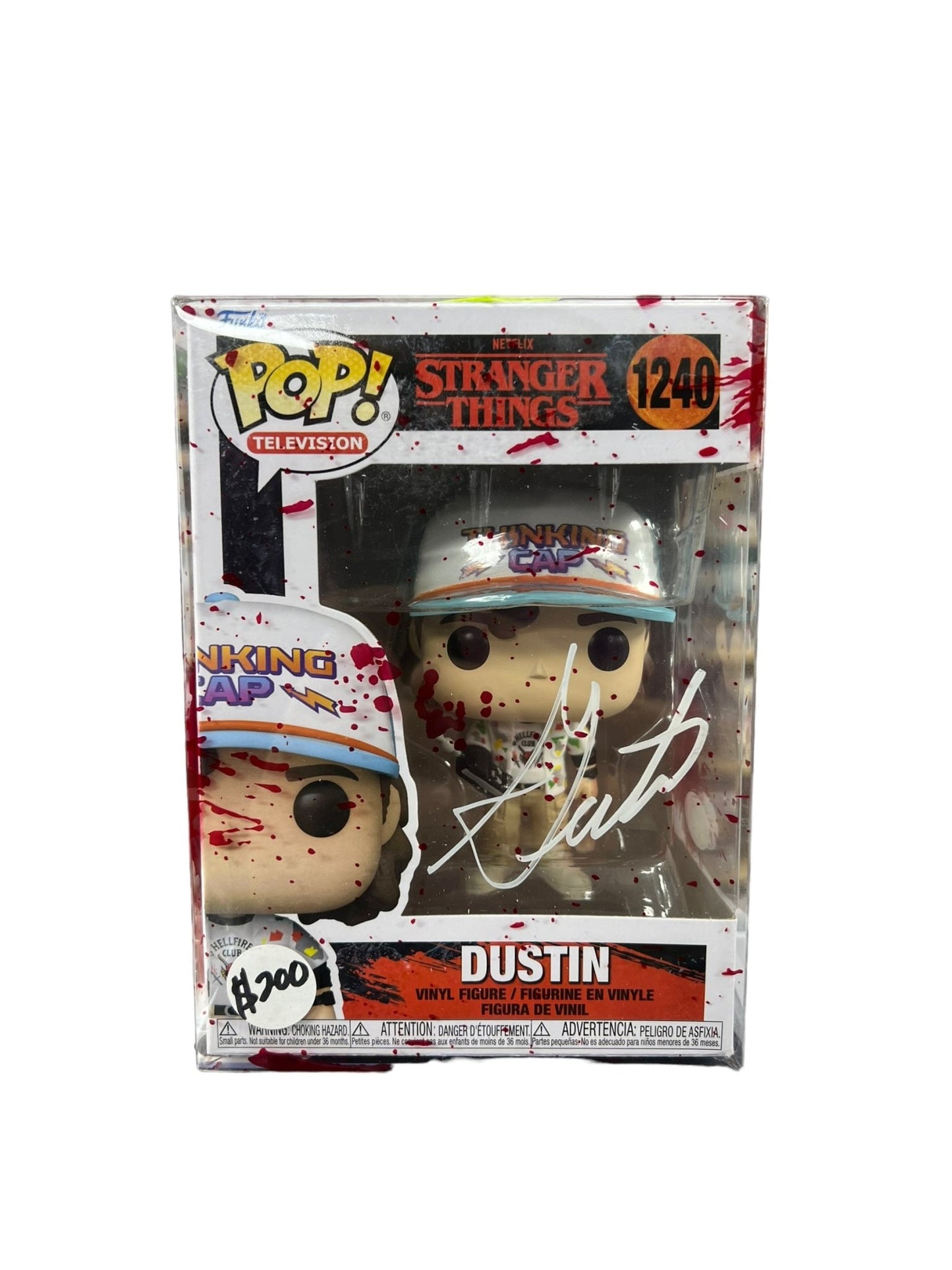 Gaten Matarazzo Signed Funko POP Stranger Things Dustin Autographed JSA COA - NERD BLVD