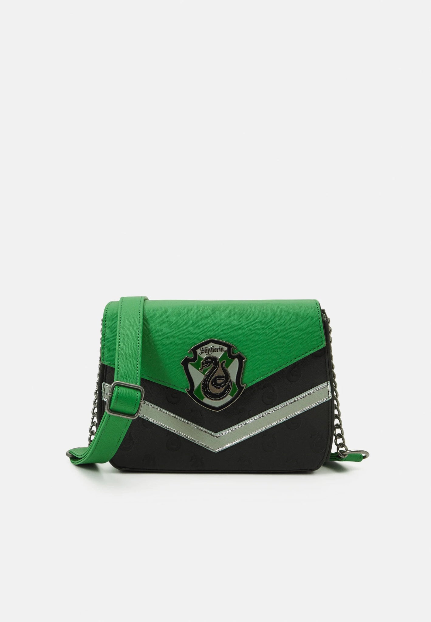 Harry Potter Slytherin Chain Strap Crossbody Purse - NERD BLVD