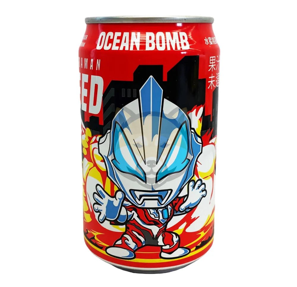 Ocean Bomb Sparkling Water - Peach Flavor Yogurt - NERD BLVD