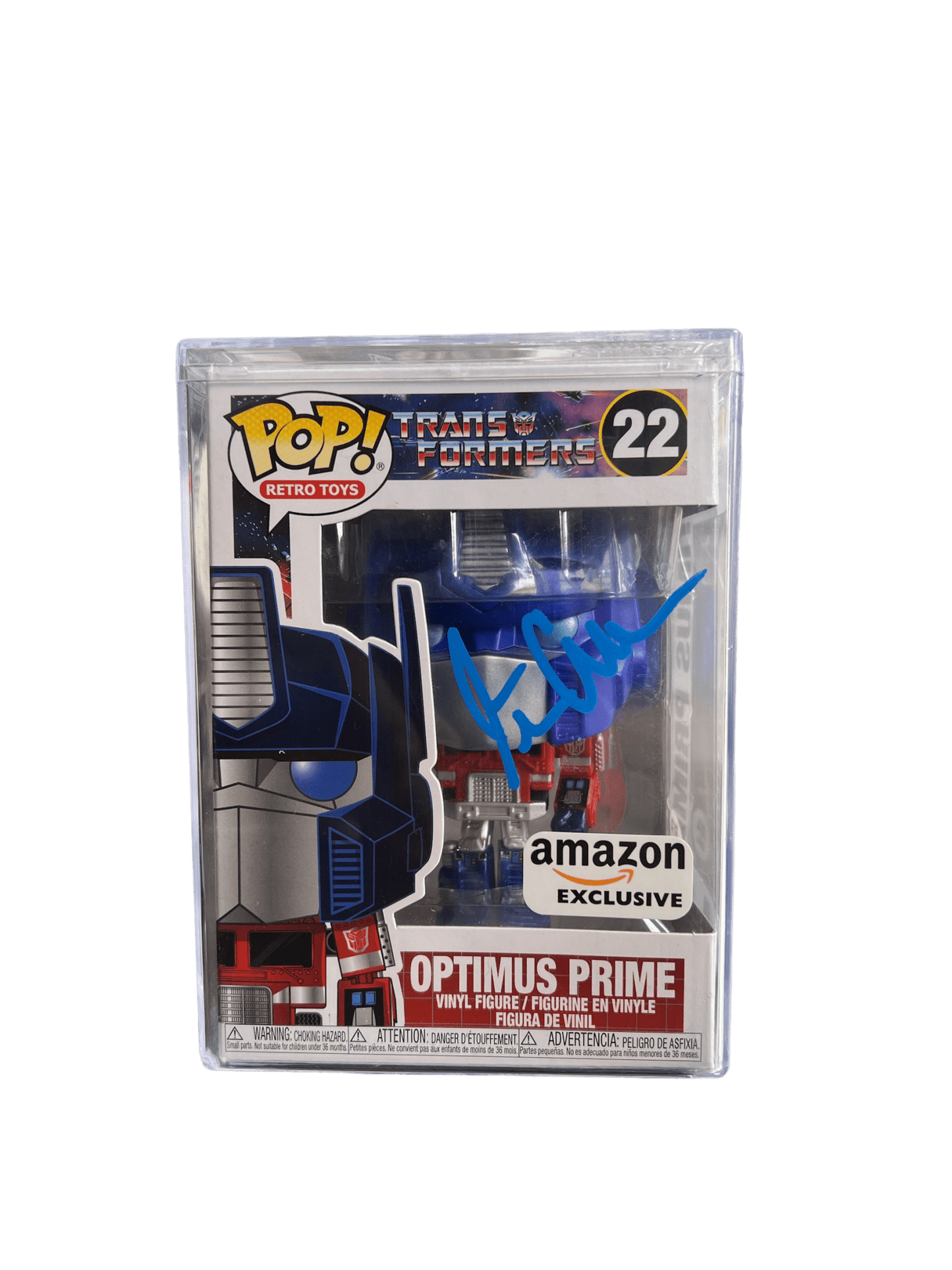 Peter Cullen Signed Optimus Prime Funko POP 22 PSA COA - NERD BLVD