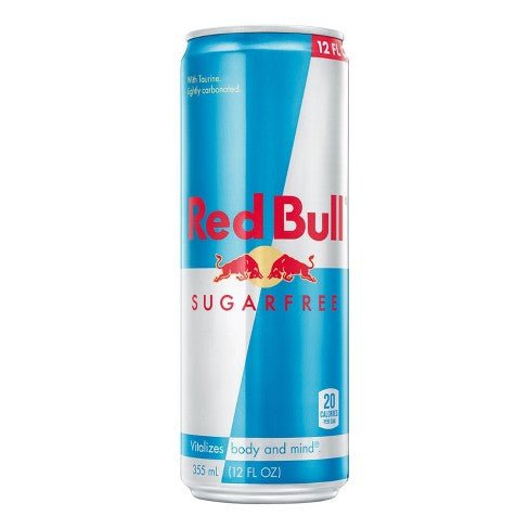 Red Bull Energy Sugar Free 12 FL OZ - NERD BLVD