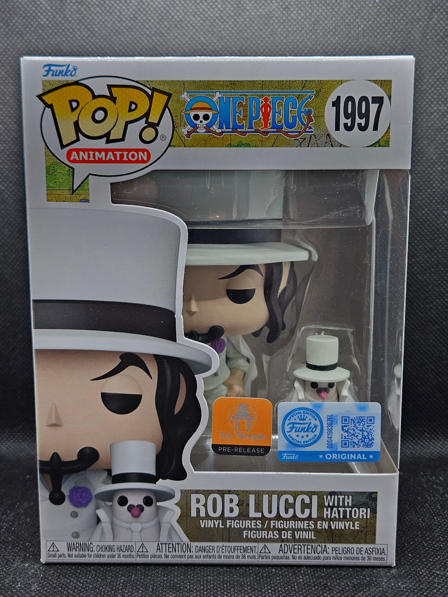 Funko Pop Anime Rob Lucci 1997 Toy Temple Pre Release Exclusive