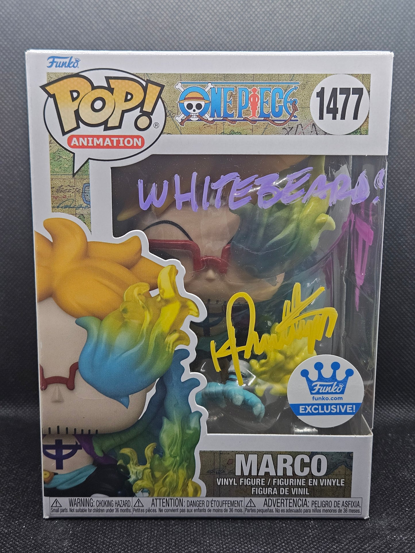 Funko Pop Anime Marco 1477 Funko Exclusive Signed By Kyle Phillips With JSA