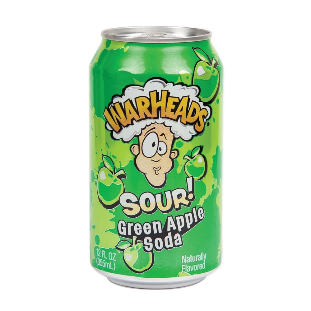 Warheads Sour Soda - Green Apple - NERD BLVD