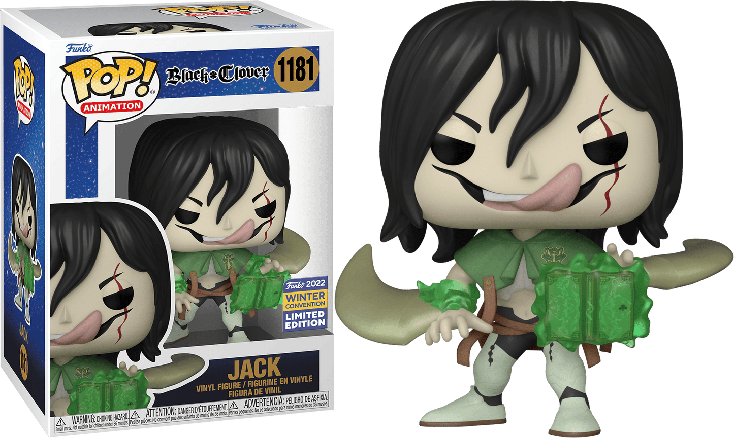 Funko Pop Black Clover Jack 1181 Winter Convention 2022 Shared Sticker - NERD BLVD