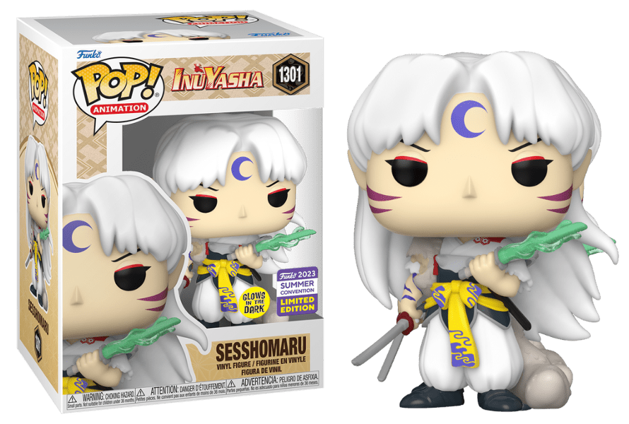 Funko POP InuYasha Sesshomaru 1301 2023 Summer Convention LE Shared - NERD BLVD