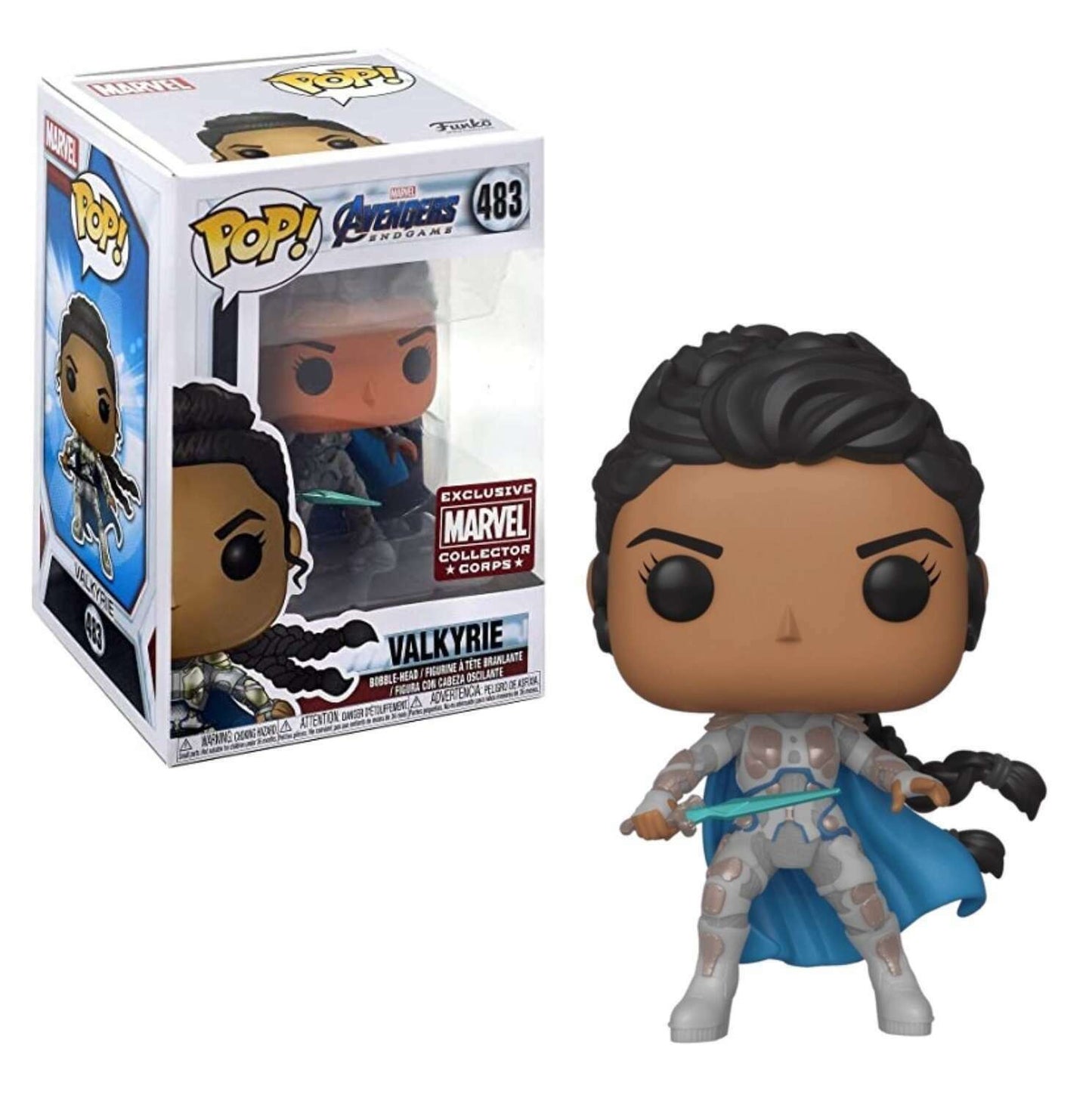 Funko POP Marvel Avengers Endgame Valkyrie #483 Marvel Collector Corps - NERD BLVD
