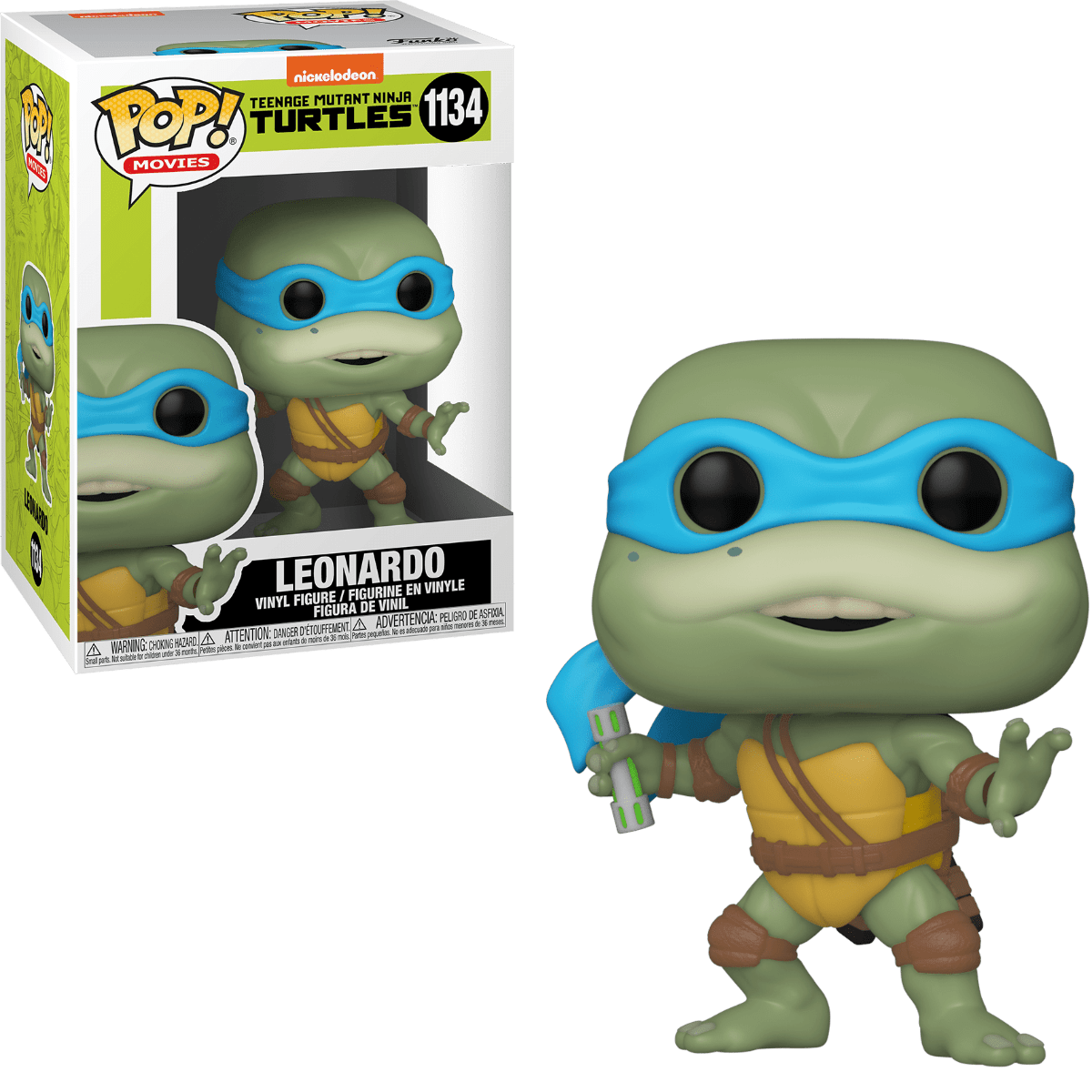 Funko Pop TMNT Leonardo 1134 - Teenage Mutant Ninja Turtles - NERD BLVD