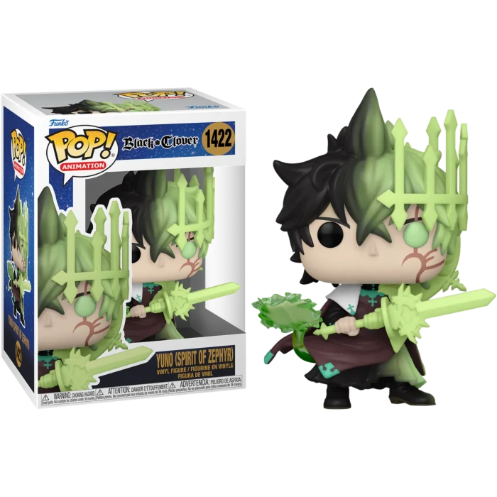 Funko Pop: Animation - Black Clover - Yuno (Spirit of Zephyr) #1422