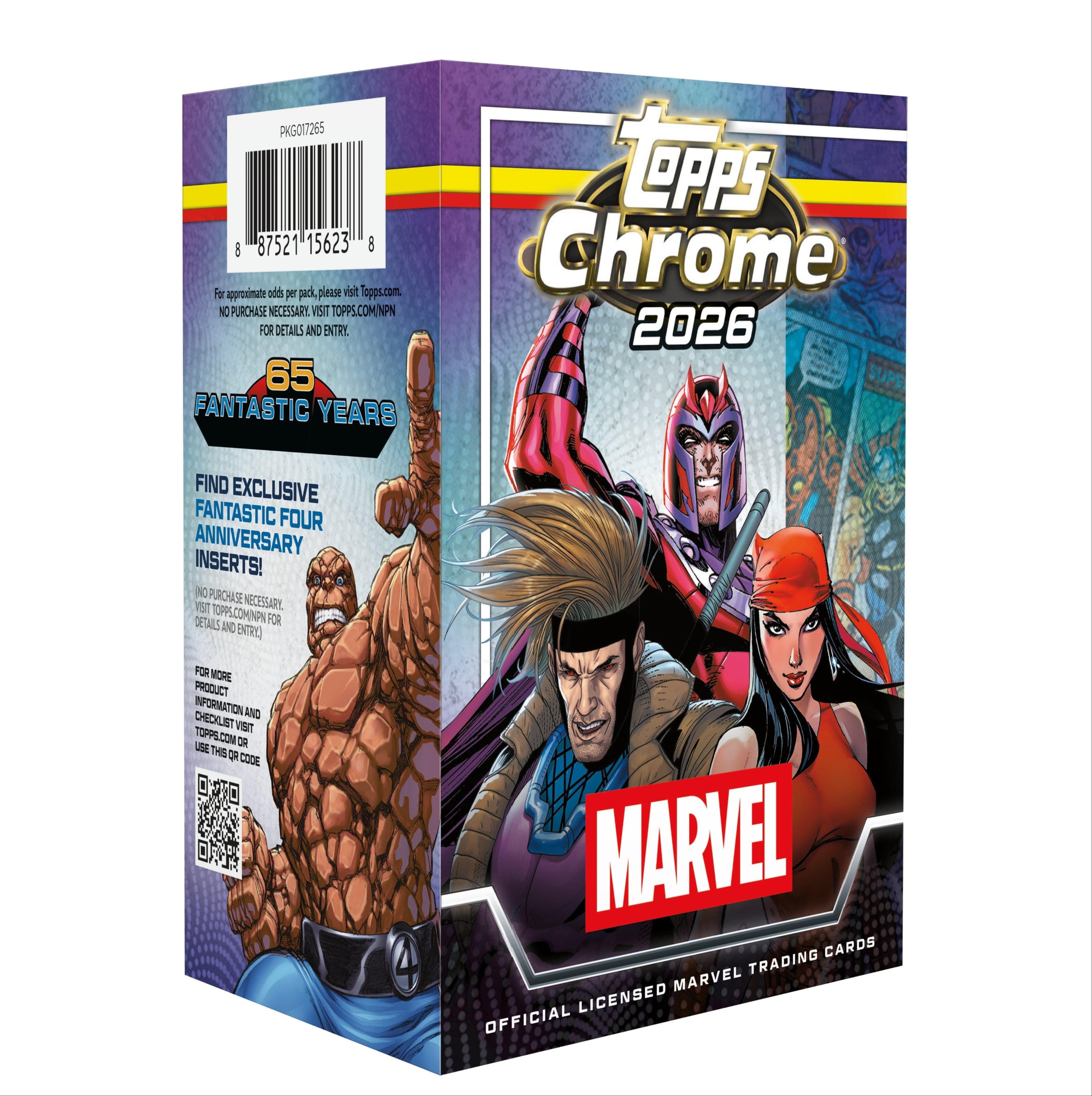 2026 Topps Chrome Marvel Comics Value Box