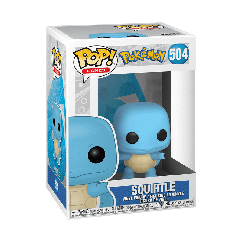 Funko Pop: Games - Pokemon - Squirtle Figure #504