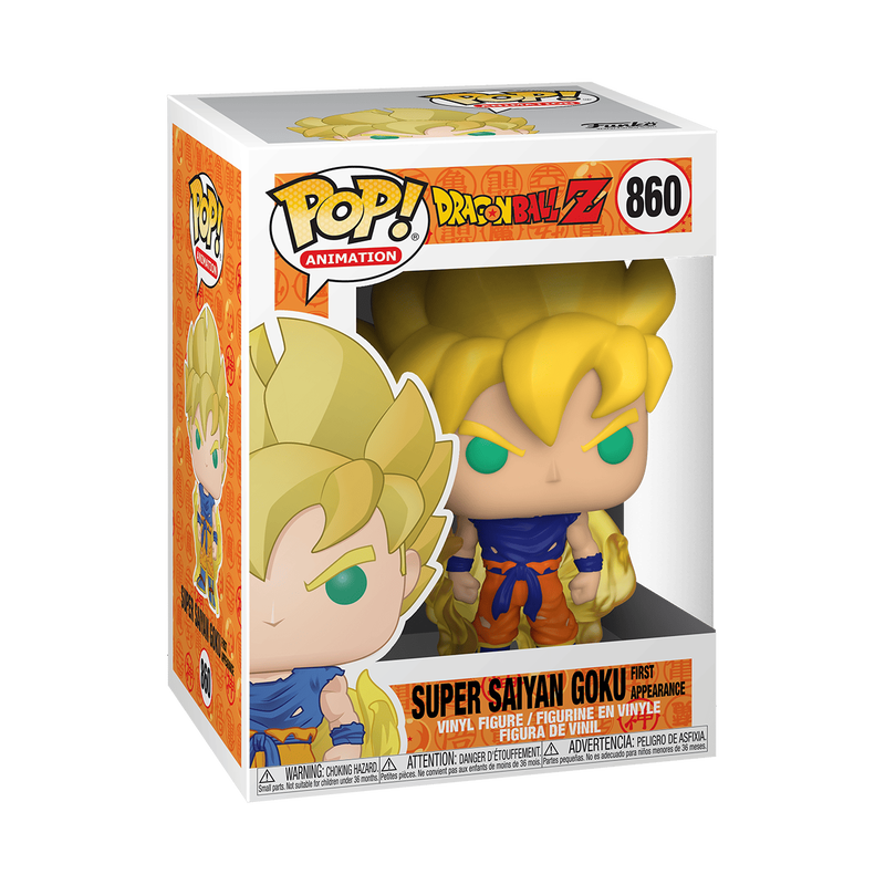 Funko Pop: Anime - Dragon Ball - Super Saiyan Goku (First Appearance) Figure #860