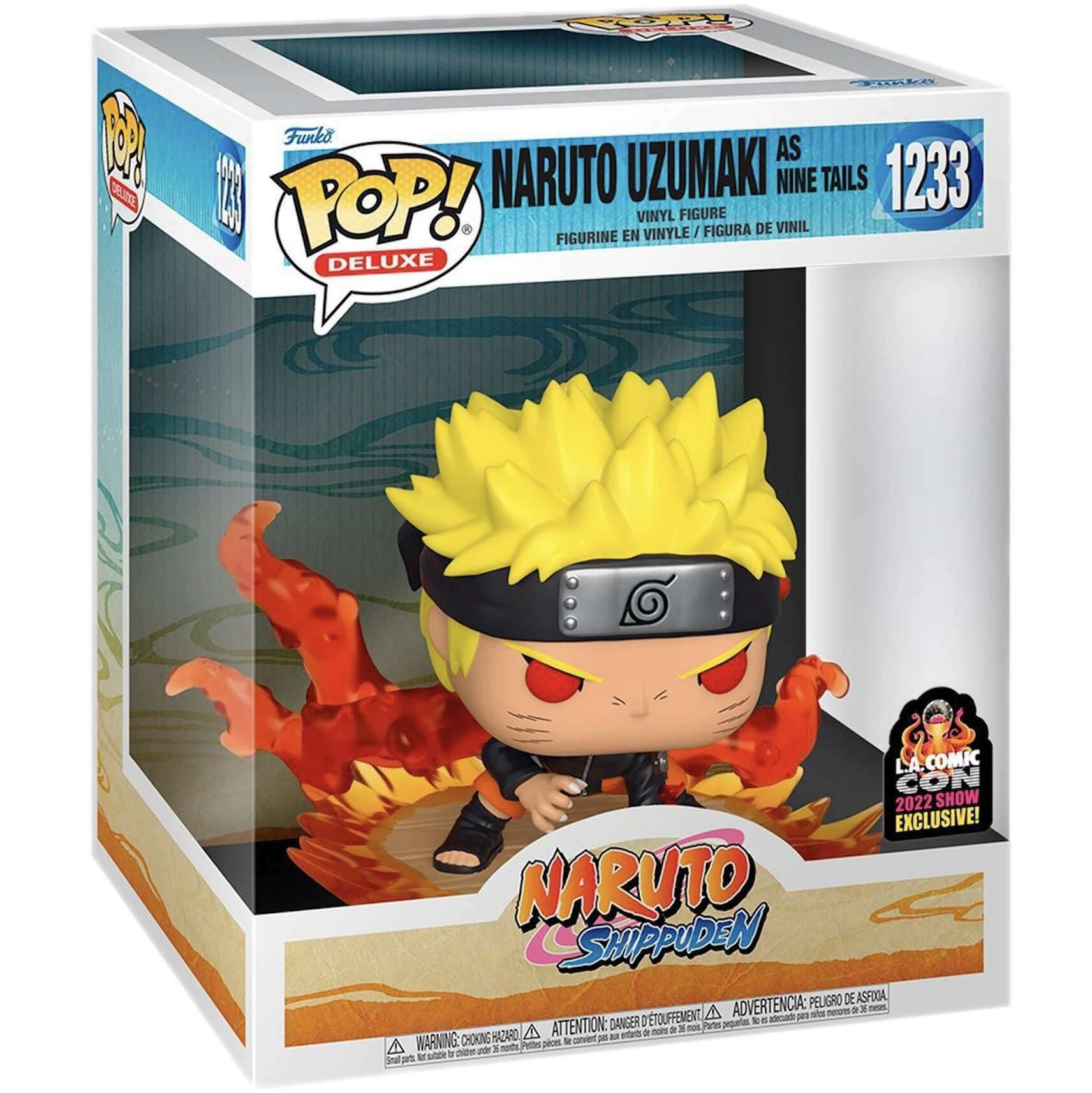 Naruto Uzumaki as Nine Tails Hot Topic/Con Exclusive Deluxe Funko Pop #1233
