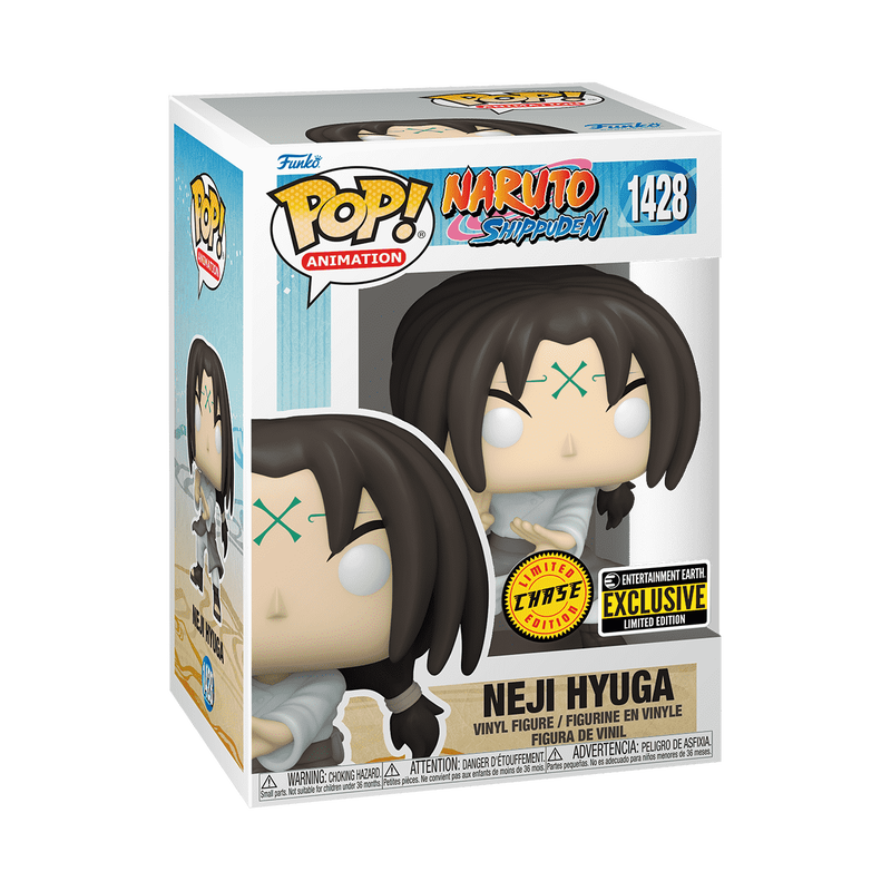 Funko Pop: Naruto - Neji Hyuga Figure #1428 Entertainment Exclusive Limited Edition Chase