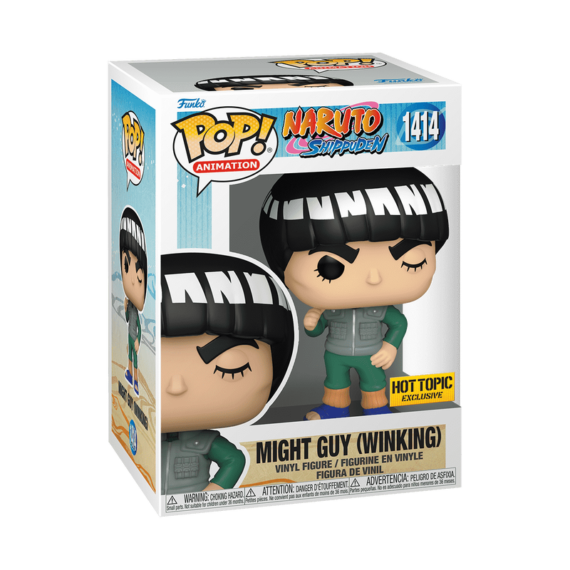 Funko Pop: Naruto - Might Guy (Winking) Figure #1414 Hot Topic Exclusive