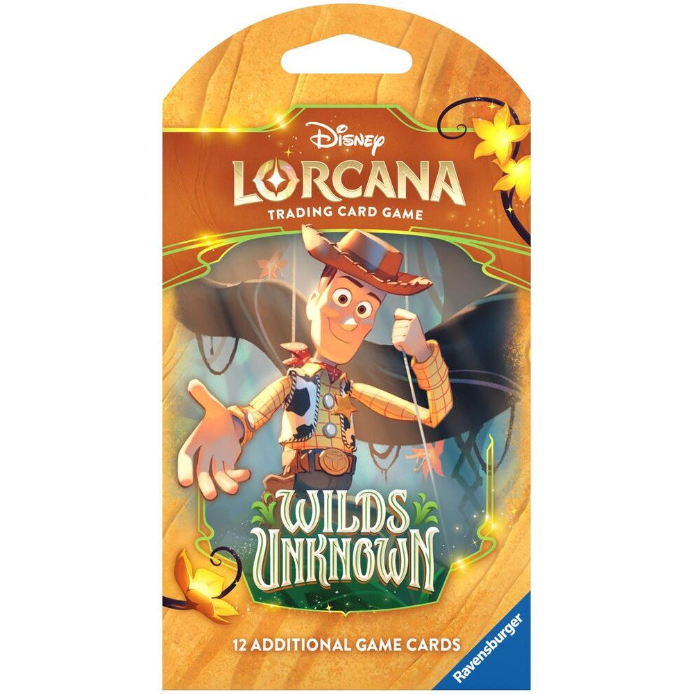 Disney Lorcana - Wilds Unknown - 12-Card Sleeved Booster Pack (English)