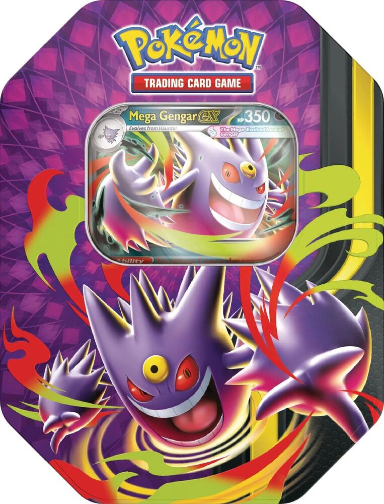 Mega Moonlit Tin [Mega Gengar ex] - Miscellaneous Cards & Products (TCG)