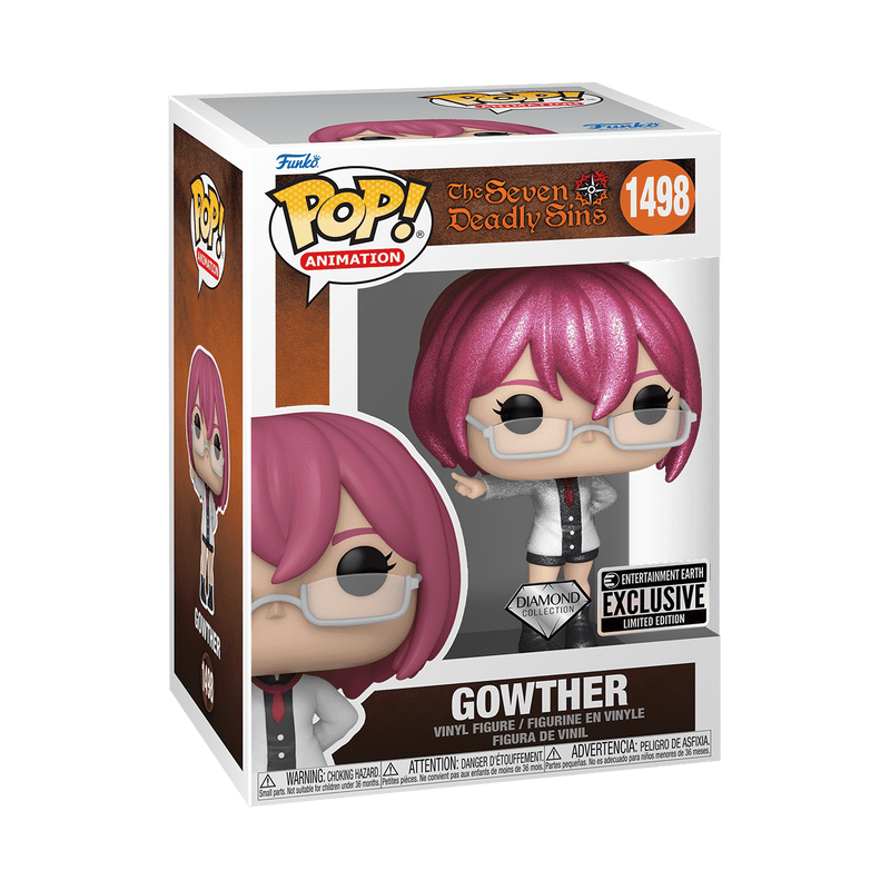 Funko Pop: Animation - The Seven Deadly Sins  - Gowther Figure #1498 (Diamond) Entertainment Earth Exclusive Limited Edition