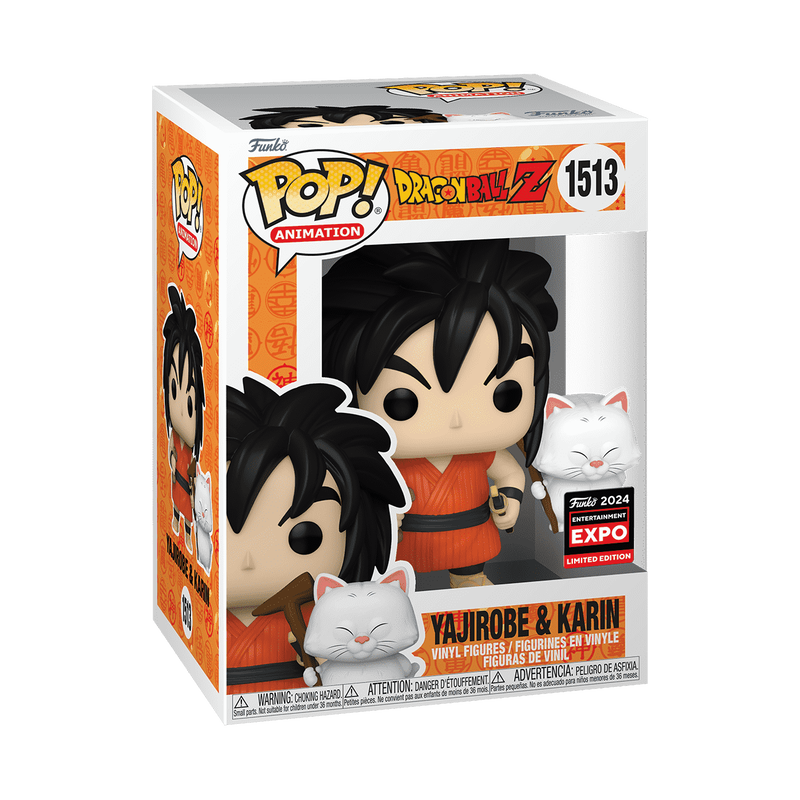 Funko Pop: Anime - Dragon Ball Z Yajirobe & Karin Figure #1513 2024 Entertainment Expo Limited Edition