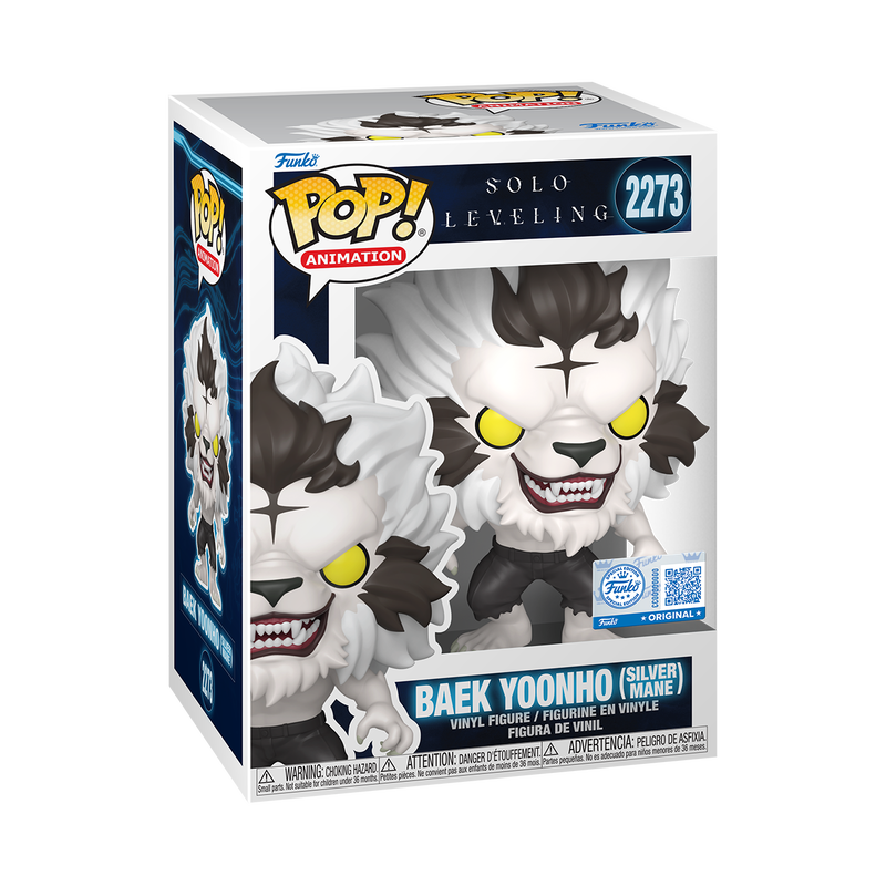 Funko Pop: Solo Leveling - Baek Yoonho (Silver Mane) #2273 Figure