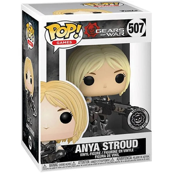 Anya Stroud GameStop Gears Pop! Collector's Box Exclusive Funko Pop #507