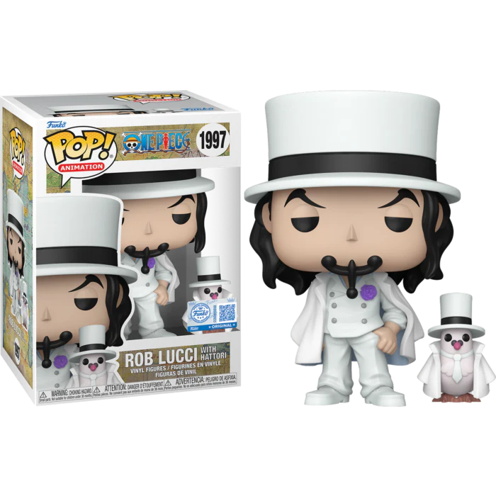 Rob Lucci with Hattori One Piece Funko Pop #1997