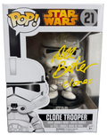 Dee Bradley Baker Signed Funko Pop - Star Wars Clone Trooper #21 (JSA COA)